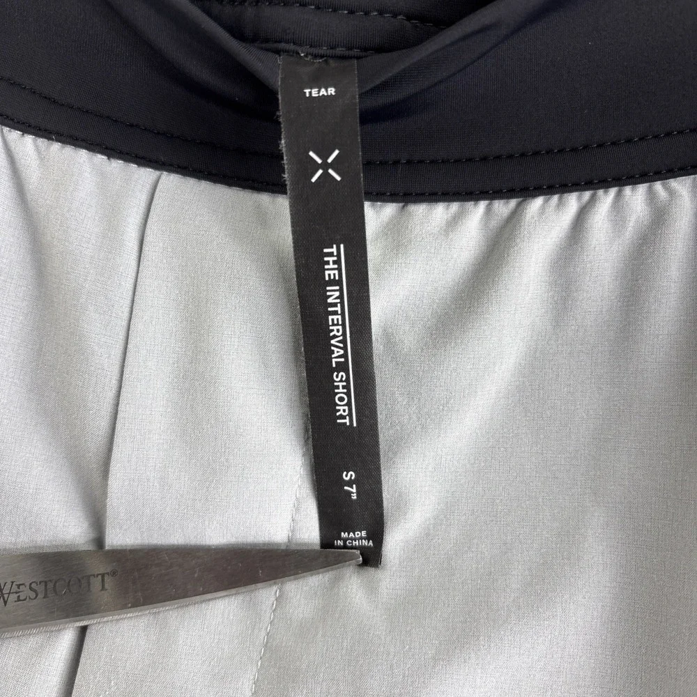 Ten Thousand Men's Light Gray Small 7" Inseam Liner Interval Shorts Athletic - Picture 5 of 10